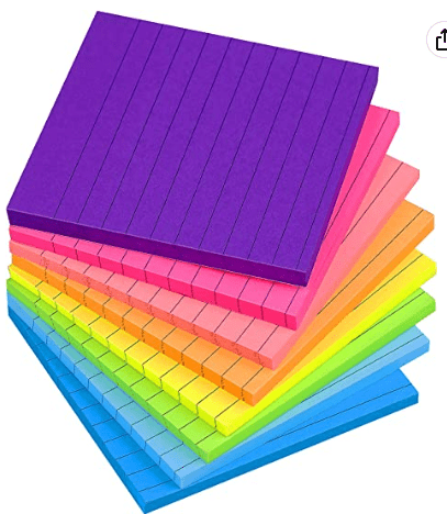 Colorful sticky notes from Kozerite that would make a unique gift for an employee.