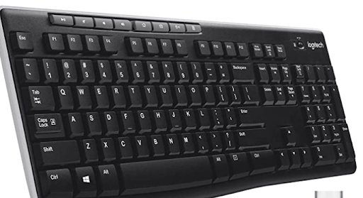 Wireless keyboard from Logitech that would make a unique gift idea for an employee.