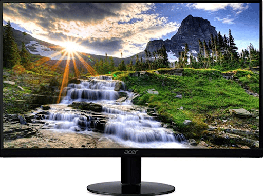 A monitor that would make a unique gift idea for an employee.
