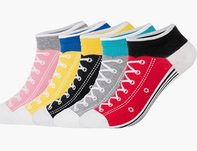 ‘80s with Converse-style socks from KONY that would make a unique employee gift.