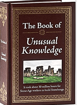 A book called "The Book of Unusual Knowledge" that would make a unique employee gift.