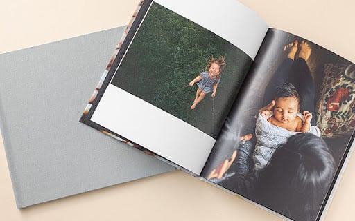 Custom photo booklet retirement gift for women