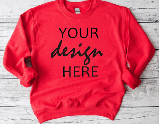 Company-branded sweater from Etsy that would make a unique employee gift.