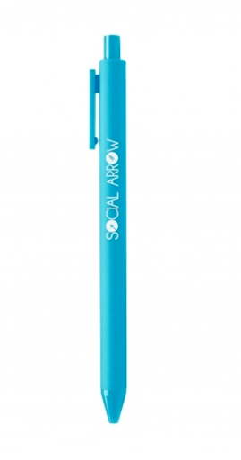 Retractable gel pen as a company swag idea