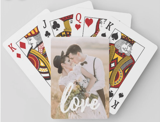 Custom playing cards as a unique going away gift