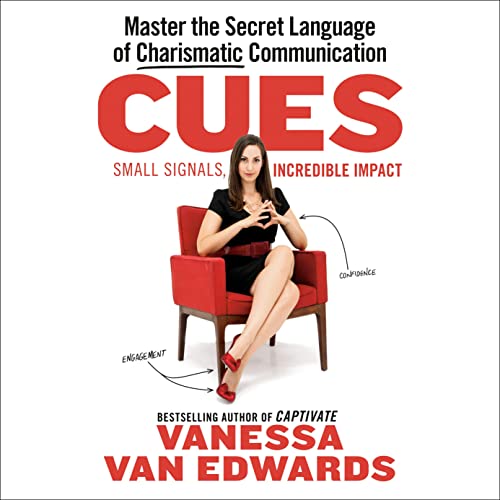 The book Cues by Vanessa Van Edwards as a company swag idea