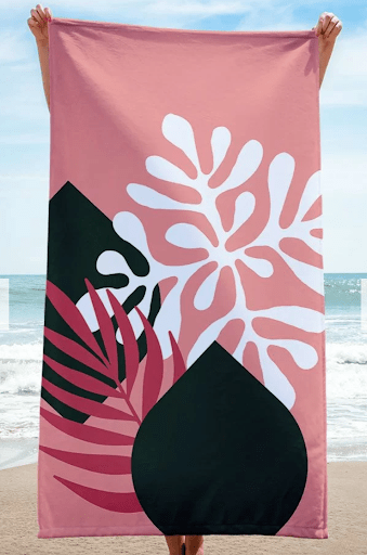 Sublimated towel for beach retreat or conferences as a company swag idea