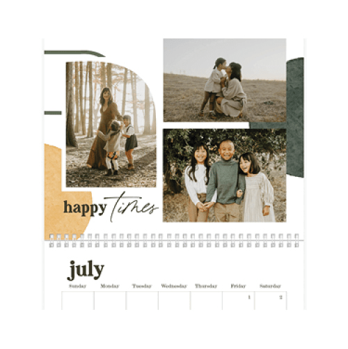 Personalized calendar as a going away gift