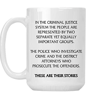 Law and Order mug that would make a unique employee gift.