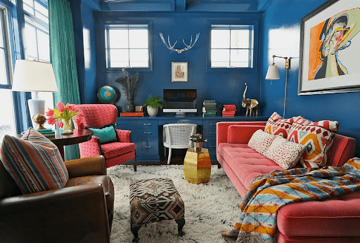 Choose cohesive furniture as an office decor idea