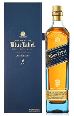 Johnnie Walker Blue Label scotch that would make a unique employee gift.