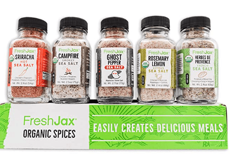 Flavored salt from FreshJax that would make a unique employee gift.