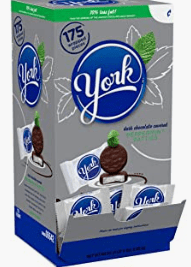 York peppermint patties as a unique employee gift.