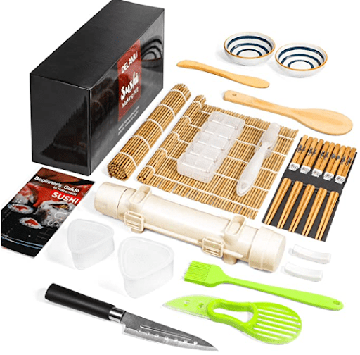 Delamu sushi-making kit that would make a unique gift idea for an employee.