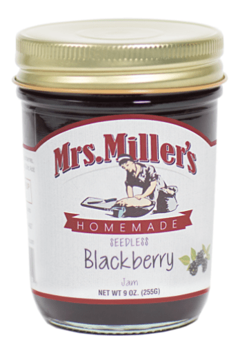 Jar of jam from Mrs. Miller’s that would make a unique employee gift.