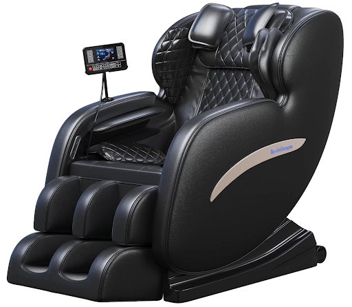 A Sinxroil massage chair fit with a Bluetooth speaker as a thank you gift