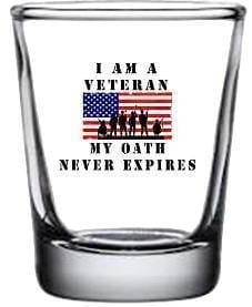 An image of one of many retirement gift ideas, a Rogue River Tactical shot glass