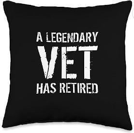 An image of one of many retirement gift ideas, a Veterinarian throw pillow