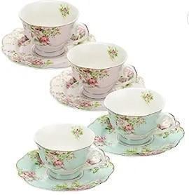An image of one of many retirement gift ideas, a PULCHRITUDIE fine china tea set