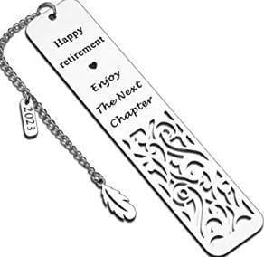 An image of one of many retirement gift ideas, a CYKARA retirement bookmark