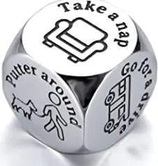 An image of one of many retirement gift ideas, a CYKARA retirement dice