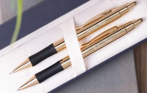 An image of one of many retirement gift ideas, a Dayspring engraved pen