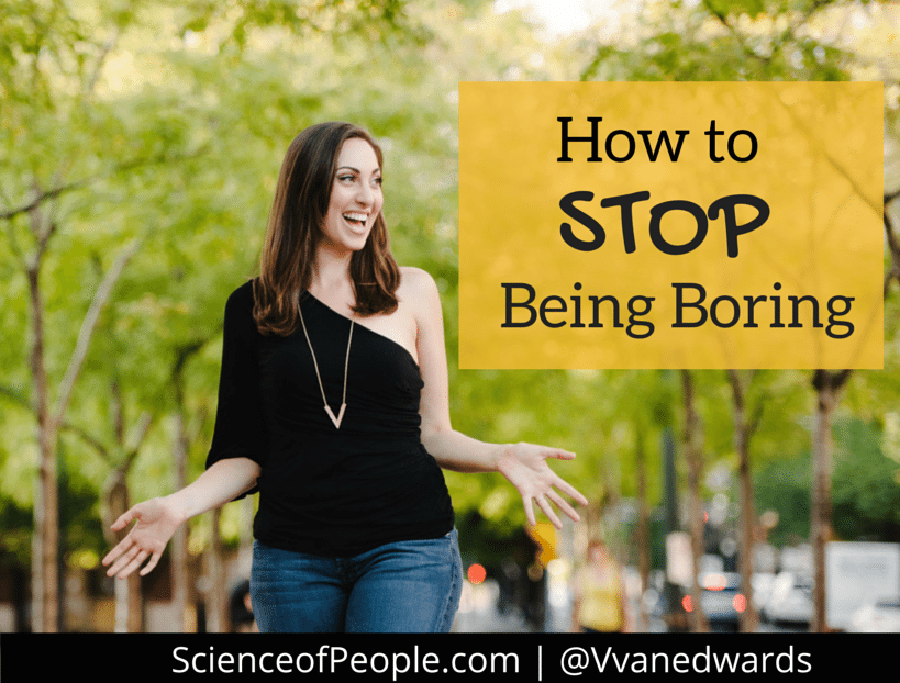 not be boring