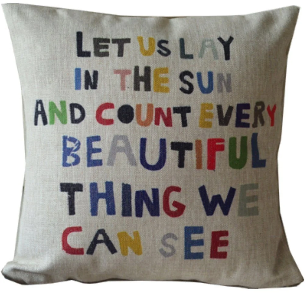 Inspirational Throw Pillow Case