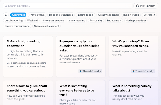 A screenshot image of the AI writing tool for content called Typefully. It's an AI writing tool built specifically for Twitter to help you take your social media presence to the next level.
